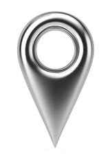 map pointer icon or location 3D pin icon PNG on transprent background