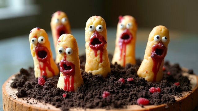 Finger dessert display