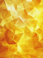 ultra HD visual of Abstract yellow polygonal background