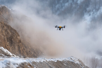 autonomous drones equipped with thermal imaging technology are on critical mission to rescue individuals trapped in