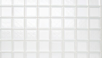 White Glass Mosaic Tile Texture Background