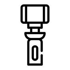 handheld camera stick icon