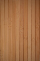 Obraz premium Wooden wall texture, natural vertical planks, warm brown wood panel background 