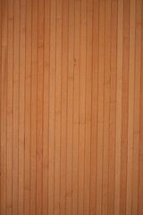 Fototapeta premium Wooden wall texture, natural vertical planks, warm brown wood panel background 