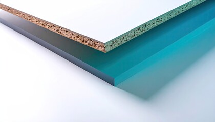 Close-up of Microcement Corner Cove Showing Gradient and Fine Pores