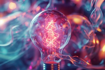 High Definition Visual of Online Idea 3D Illustration