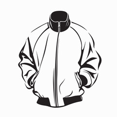 Cool Men's Outerwear Vector Design on white background