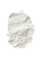 Obraz premium Crumpled, off-white paper fragment