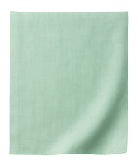 Naklejka premium Flat mint green linen fabric with fresh appearance
