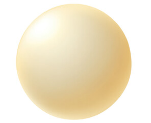Smooth, light beige sphere.  A perfectly round, light beige sphere with a subtle gradient, appearing glossy