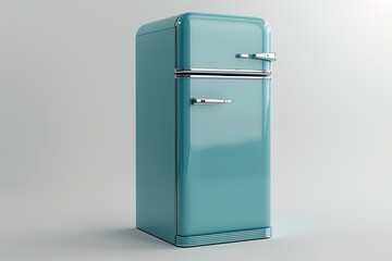 ultra HD visual of household refrigerator on a white background
