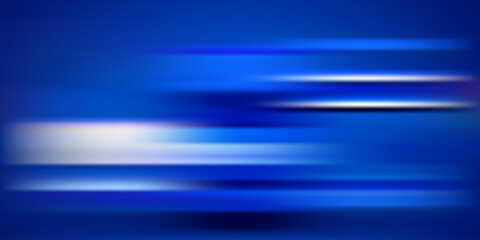 Abstract Blue Motion Blur Background: Dynamic Speed Lines