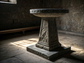 marble column in the city of london