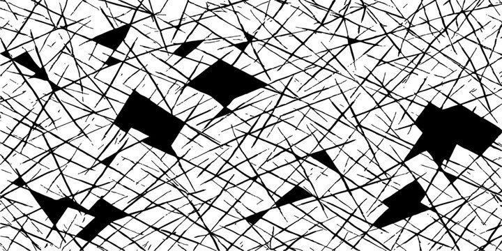 A vector illustration of a black and white fence pattern forms a crossword puzzle design