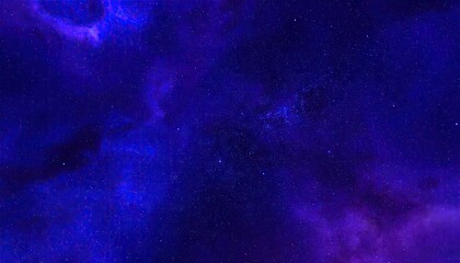 Deep Blue And Purple Starfield Nebula Wallpaper