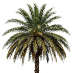 palm tree isolated on transparent background