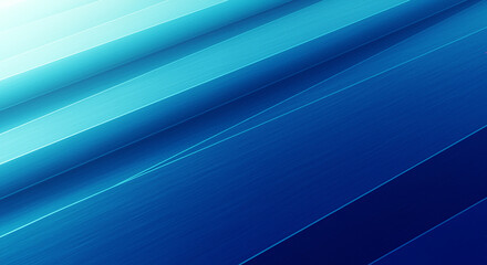Obraz premium Abstract background featuring shades of blue with dynamic diagonal lines and gradients creating a modern design