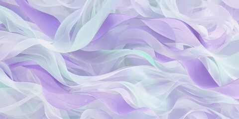 Obraz premium Abstract flowing purple silk and satin with a smooth, soft texture and luxurious wave pattern