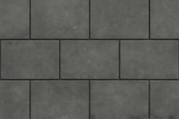 Fototapeta premium Gray Brick Wall Seamless Texture