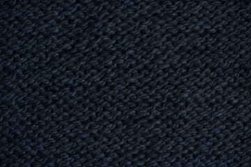 Fototapeta premium gray texture of knitted wool fabric as a background, grey smooth symmetrical lines of hand-knitted needlework pattern 