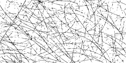 Winter tree branches on a textured cracked wall background