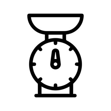 recommend clip art: Simple weighing scale icon