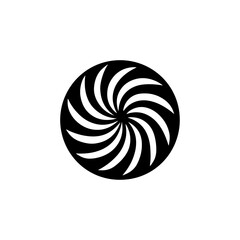 Abstract spiral pattern design