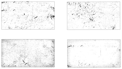 Grunge Urban Backgrounds set. texture Vector. Dust Overlay Distress Grain, abstract, splattered , dirty, texture for your design. vector
 
