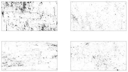 Grunge Urban Backgrounds set. texture Vector. Dust Overlay Distress Grain, Simply Place illustration over any Object to Create grungy Effect.