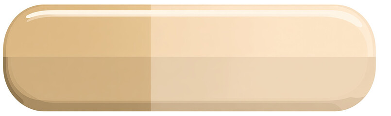 Fototapeta premium Oval, light beige, two-toned pill