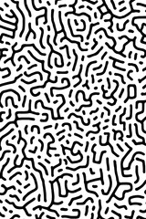 Simple vector black and white pattern for stickers or wrap