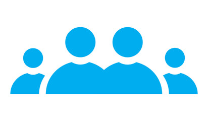Group of people or group of users / friends flat icon for apps and websites.People group set. Team people icons. User profile symbol. Group of people or group of users collection. People icon represen