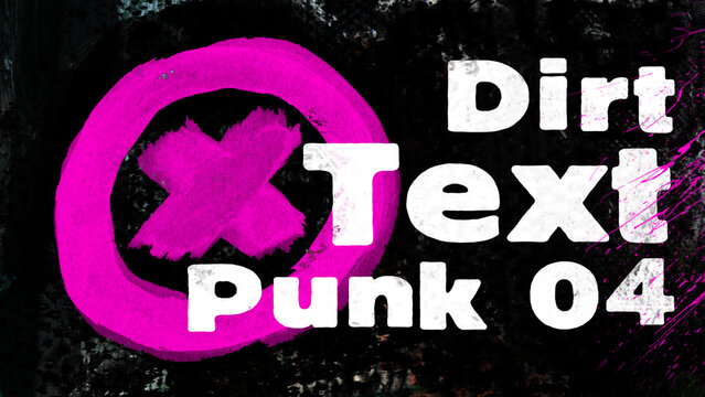 Dirt Text Transition 04