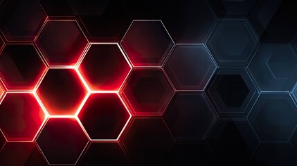 Abstract hexagonal pattern backgrounds