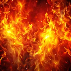 Close up of a fire with a lot of smoke and sparks