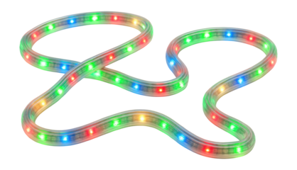 LED rope light with holiday themes