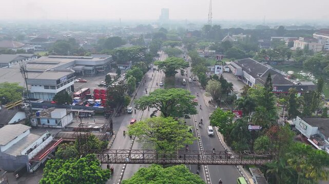 Aerial View of Urban Landscape.