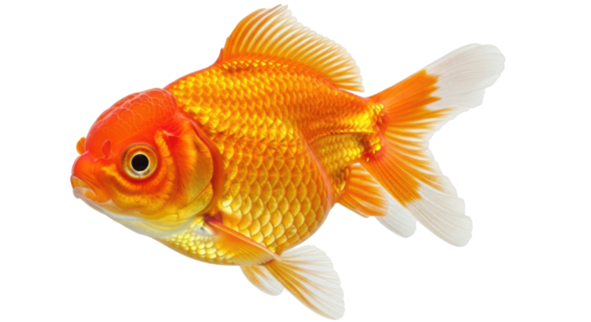 Isolated Goldfish