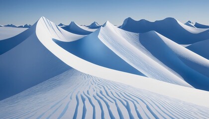 Antarctic Sastrugi Snow Ridges