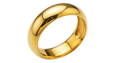 Isolated Gold Ring