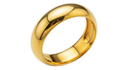 Isolated Gold Ring