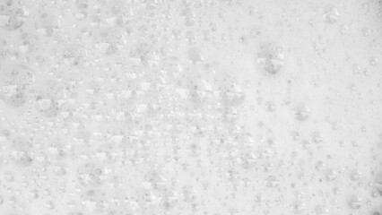 Abstract white soap foam bubbles texture background