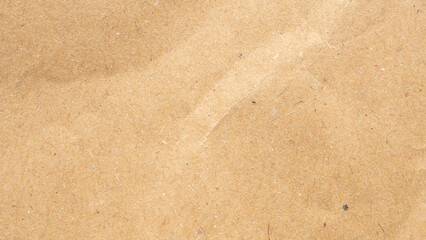 Abstract crumpled and creased recycle brown paper texture background
