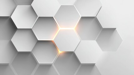 Geometric hexagon pattern background