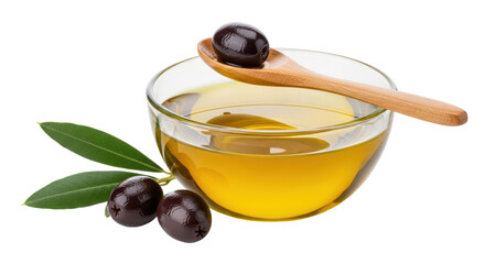Isolated Olive Oil Bowl