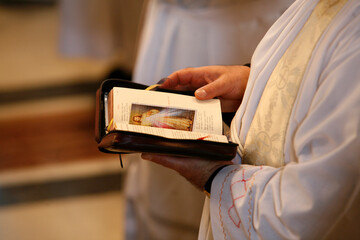 Priest's missal.  Rome. Italy.