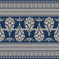 Traditional Thai floral and damask patterns for fabric, art, and decor