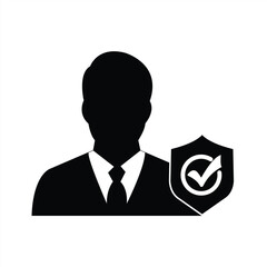 Insurance icon. Collection of actuarial illustration signs. Insurance policy symbol. Guarantee logo. Vector illustration.