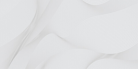 Premium background design with diagonal line pattern in white color. Vector grey horizontal template for business banner, formal invitation, luxury voucher, prestigious gift certificate, vip card