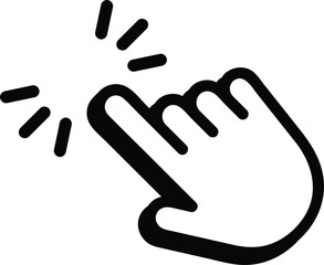 Mouse cursor design in arrow style, representing computer navigation and digital interaction. Perfect for web design, user interface, app development, and technology-related projects.